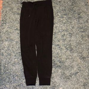 Black lululemon joggers